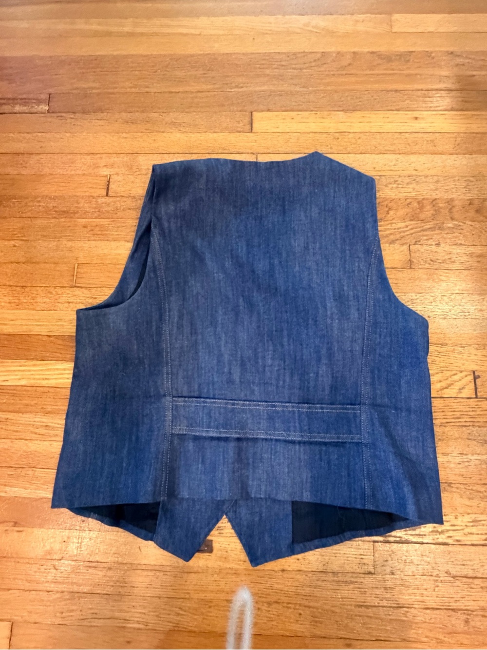 Talbots Refined Denim Vest top - Picture 8 of 9